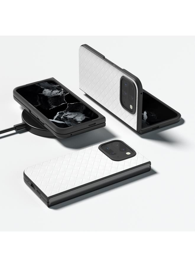 اس-توب جراب لهاتف Google Pixel 9 Pro قابل للطي بإطار أسود وملمس منسوج من مادة البولي يوريثين - Image 2