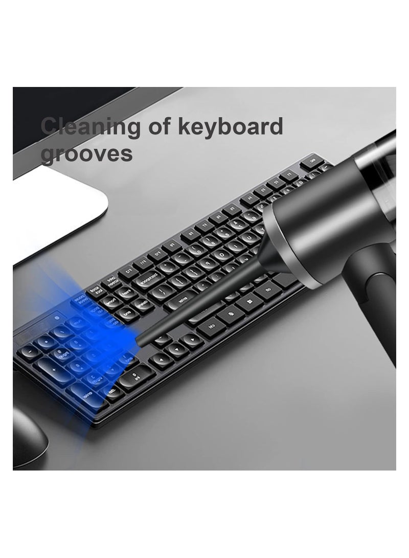 GENNEXT Handheld Vacuum Cordless Rechargeable Car Vacuum Cleaner 4000mbar Powerful Suction Small Cleaner For Home And Car - Image 3