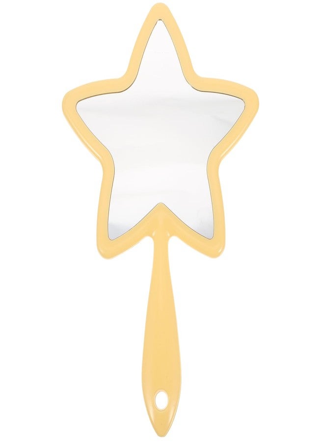 Minkissy Star Hand Mirror Travel Makeup Handheld Mirror Cosmetic Portable Mirror with Handle for Trip Home Use ( Random Color ) - Image 3