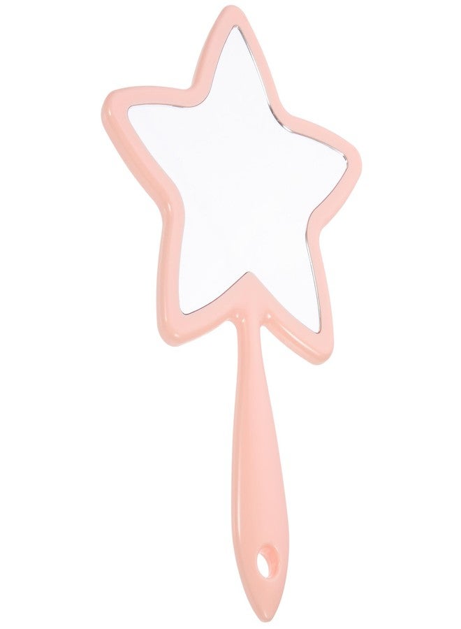 Minkissy Star Hand Mirror Travel Makeup Handheld Mirror Cosmetic Portable Mirror with Handle for Trip Home Use ( Random Color ) - Image 5