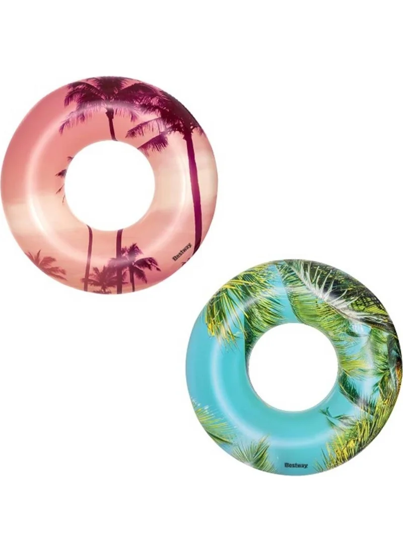 Bestway Tropical Patterned Bagel 119 cm 36239