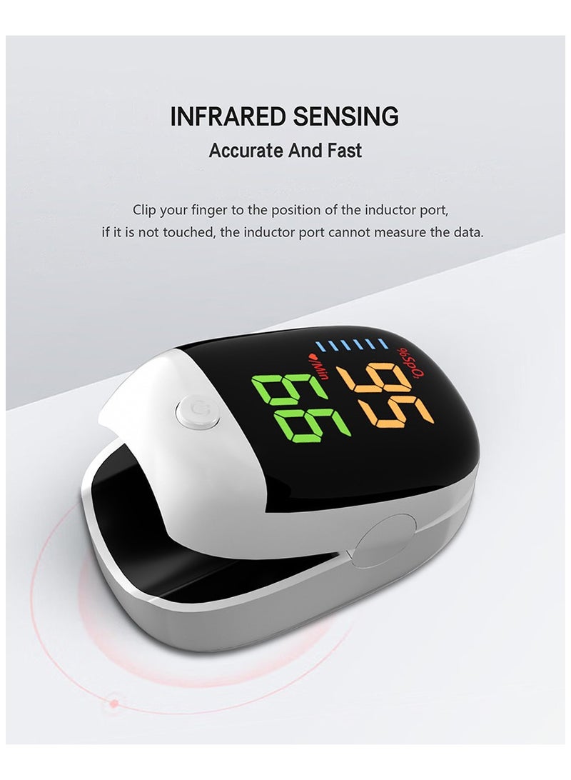 VIVP Portable Finger Clip Oximeter for Medical Blood Oxygen Saturation Detection, Household Pulse and Heart Rate Monitoring - Image 4