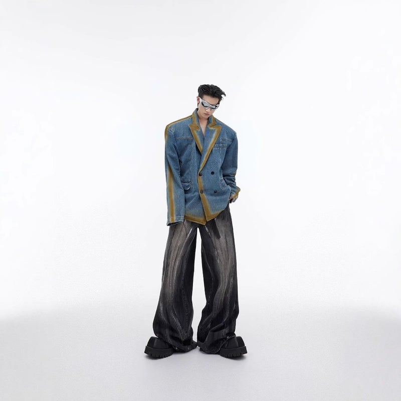 Unisex Casual Daily Denim Jeans - Image 4