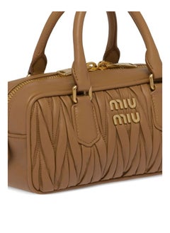 Miu Miu MIU Arcadie nappa leather bag with shoulder strap  - Image 4