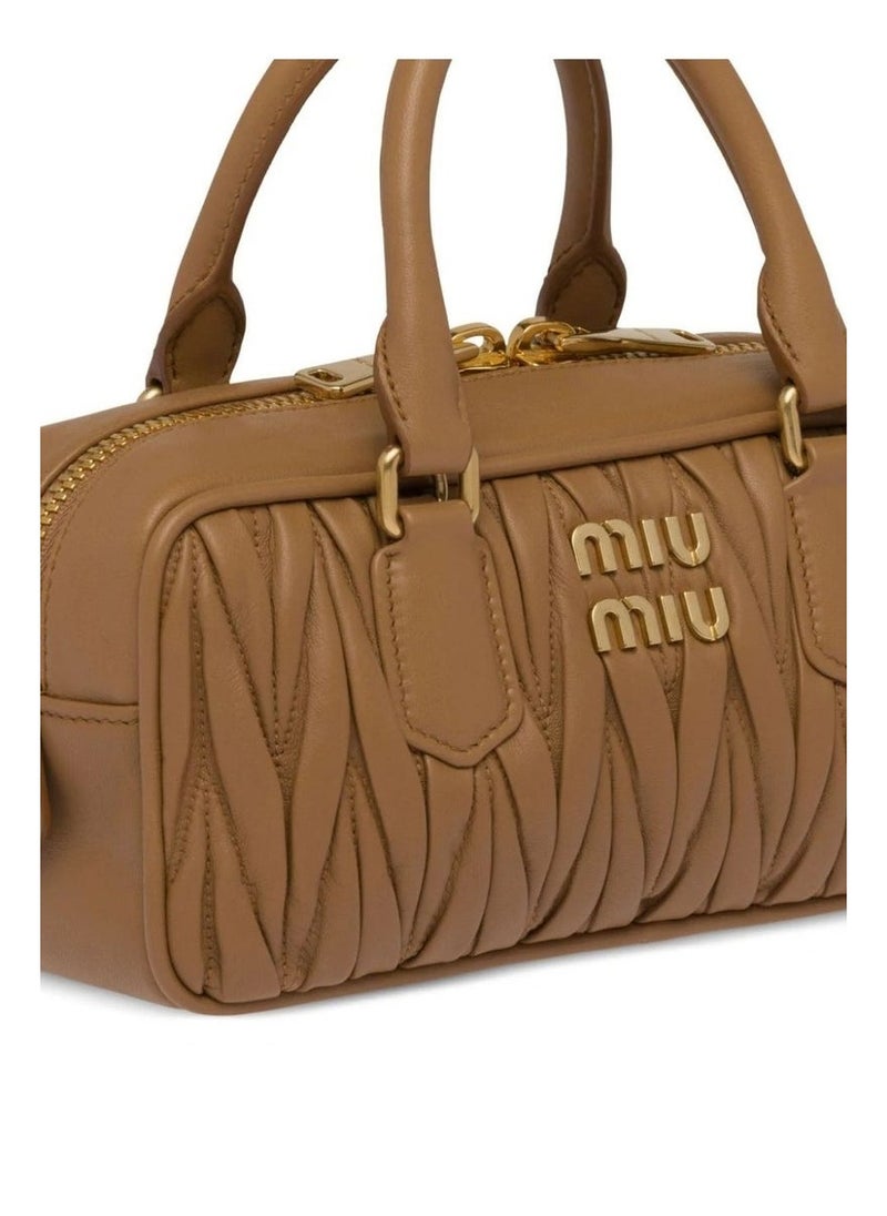 Miu Miu MIU Arcadie nappa leather bag with shoulder strap  - Image 4
