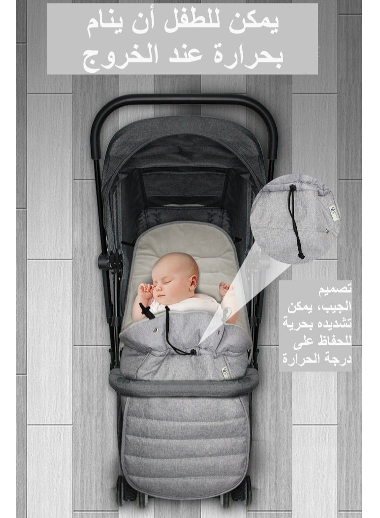 Gobell 4-In-1 Baby Sleeping Bag Footmuff Cushion And Quilt for Baby Stroller - Image 3