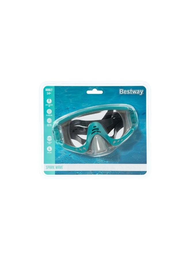 Bestway Bestway - Spark Wave Diving Mask - Cyan - 22044  - Image 4