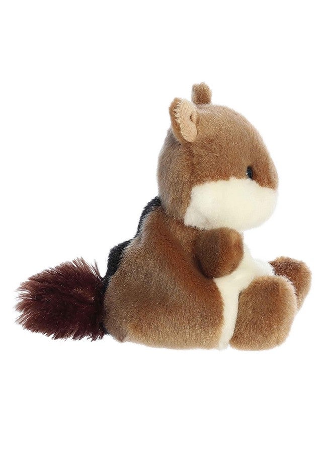 AURORA أورورا® أصدقاء النخيل™ الرائعون - السنجاب البني المحشي - حجم الجيب للعب - متعة قابلة للجمع - بني 5 بوصات - Image 3