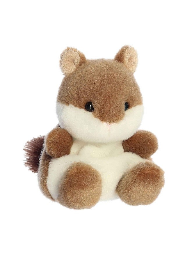 AURORA أورورا® أصدقاء النخيل™ الرائعون - السنجاب البني المحشي - حجم الجيب للعب - متعة قابلة للجمع - بني 5 بوصات - Image 2