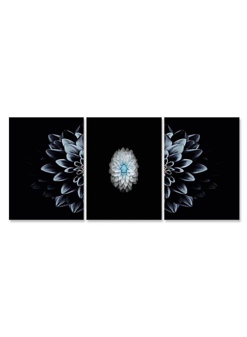 ماركتنا طقم من ثلاث لوحات كانفس على إطار خشبي بتصميم مودرن - Image 2