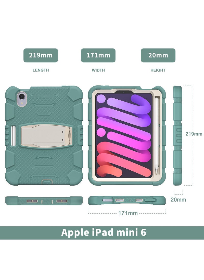 GULFLINK Gulflink Protective Back Case Cover for Apple ipad mini6 emerald green  - Image 2