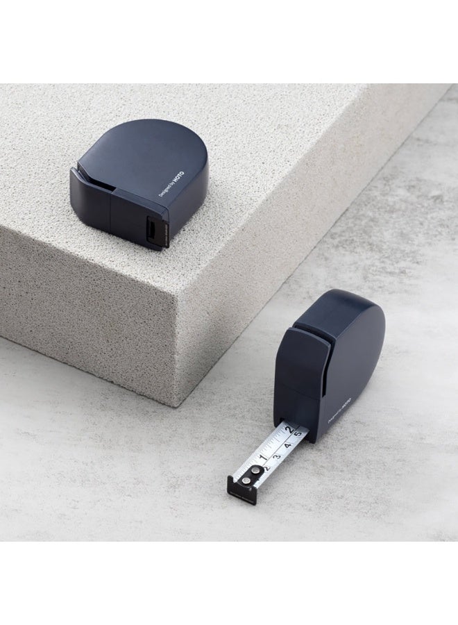 HOTO Auto-Lock Tape Measure 10ft / 3m with Dual Metric / Imperial Scale, Easy One-Touch Lock, Strong Wear-Resistant Blade, Ergonomic Anti-Slip Shell, Compact for Home, Office - Image 3