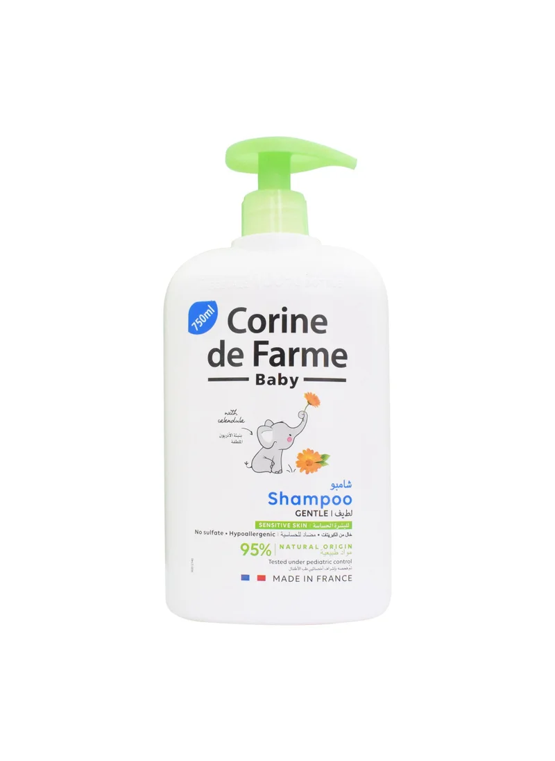 Corine de Farme Gentle Baby Shampoo Sulfate Free 750Ml Assorted