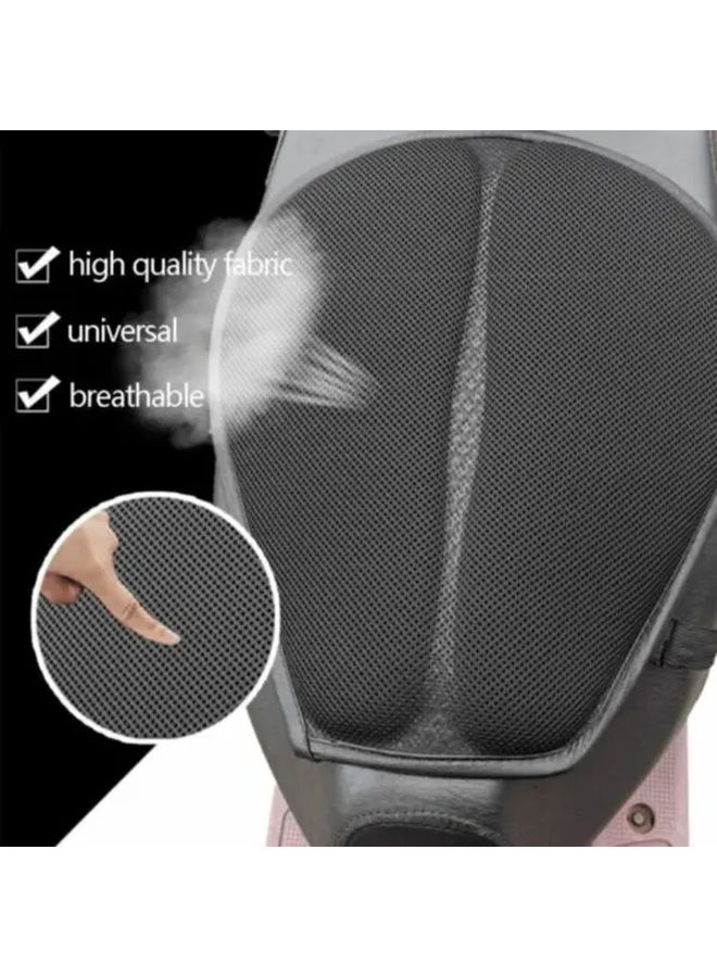 Variant1 Motorcycle Seat Cushion Cover Shock Absorbing Breathable 5 Layer Design Adjustable Elastic Band - Image 2