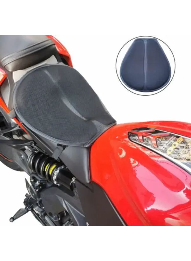 Variant1 Motorcycle Seat Cushion Cover Shock Absorbing Breathable 5 Layer Design Adjustable Elastic Band - Image 1