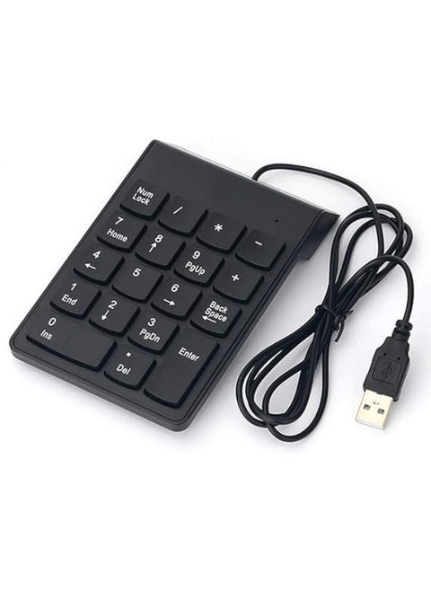 USB 2.0 Wired Numeric Keypad USB NUM PAD Slim Mini Number Pad Digital Keyboard 18 Keys for iMac/Mac Pro/MacBook/MacBook Air/Pro Laptop PC Notebook Desktop.