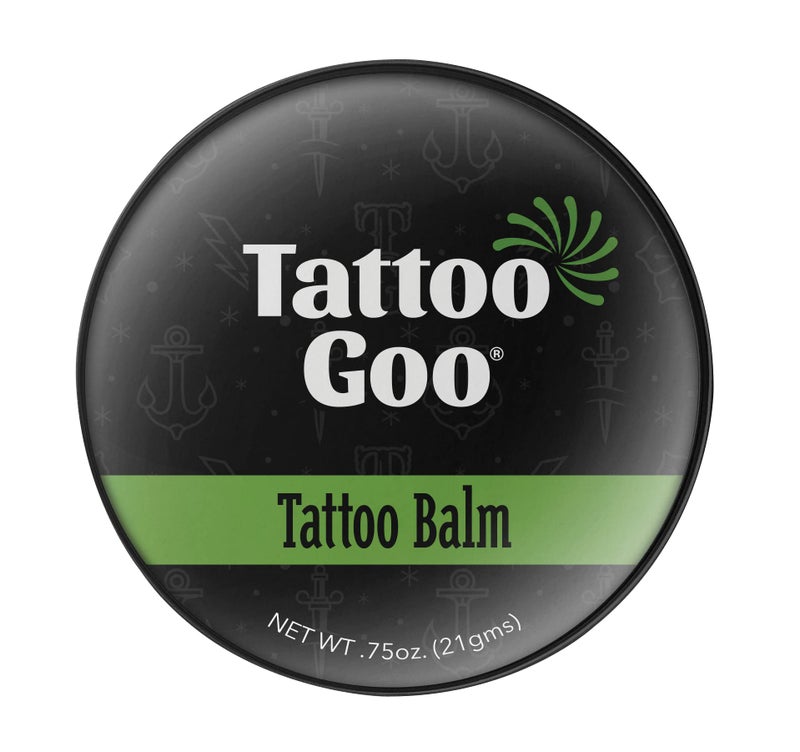 Tattoo Goo Tattoo Aftercare Balm, 0.75 oz (Travel Size), Natural Olive Oil & Beeswax, Supports Vibrant Color, Hydrates Fresh Ink, Moisturizing & Lightweight, No Petroleum, Mild Scent - Image 1