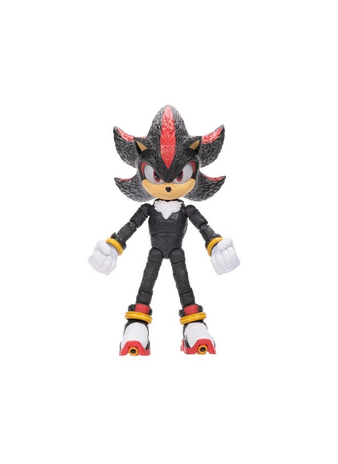 Sonic The Hedgehog Sonic The Hedgehog Sonic 3 Movie Action Figures 5-Inch Shadow Collector Toy Figure, Highly Articulated for Boys Girls - Officially Licensed 3 Movie Product  - Image 1