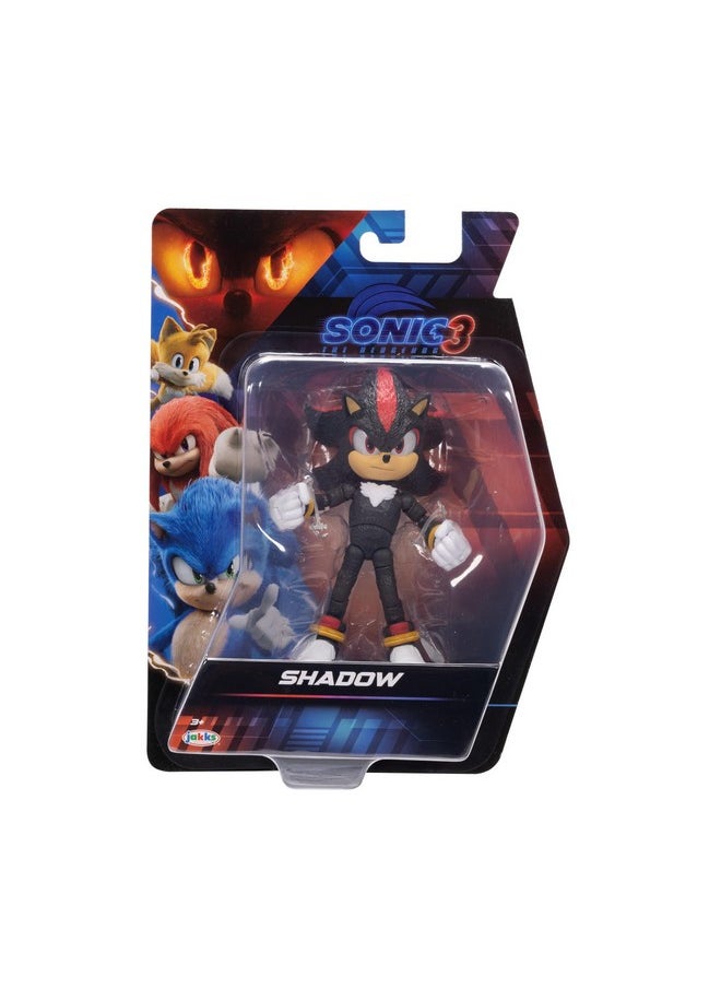 Sonic The Hedgehog Sonic The Hedgehog Sonic 3 Movie Action Figures 5-Inch Shadow Collector Toy Figure, Highly Articulated for Boys Girls - Officially Licensed 3 Movie Product  - Image 3