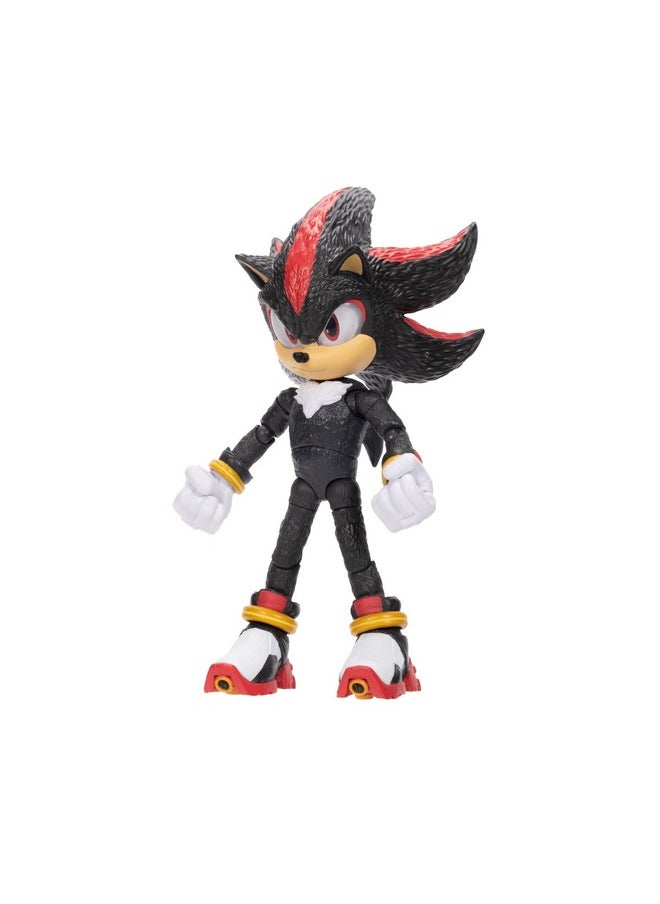 Sonic The Hedgehog Sonic The Hedgehog Sonic 3 Movie Action Figures 5-Inch Shadow Collector Toy Figure, Highly Articulated for Boys Girls - Officially Licensed 3 Movie Product  - Image 2