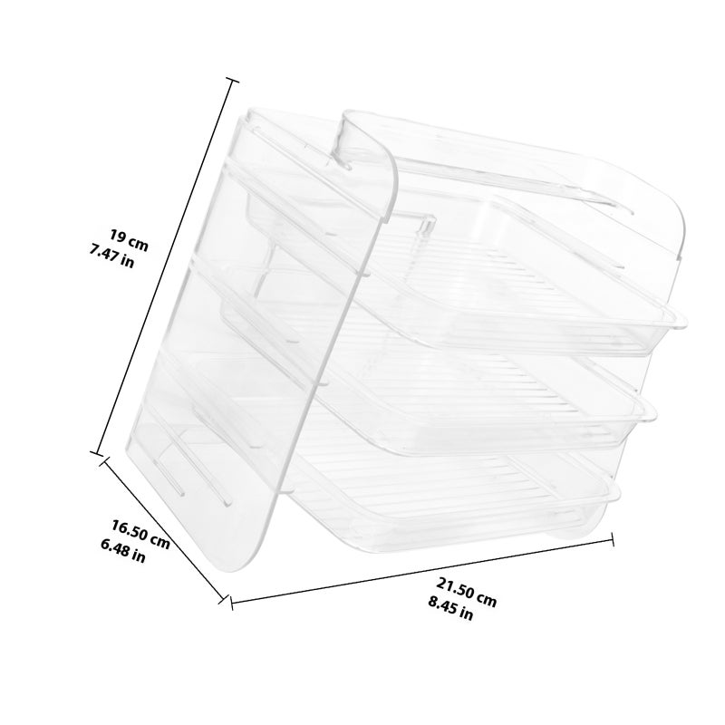 1 Set Multifunctional Kitchen Rack Condiment Bottle Container Food Tray - Image 2