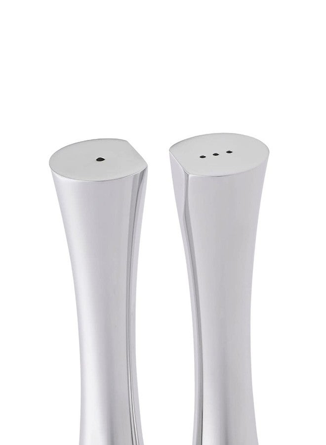 Nambe Nambé Karim Rashid Kissing Salt & Pepper Shakers - 5” Sculptural Modern Metal Design in Nambé Alloy for Dining Table, Kitchen Décor - Stylish Tabletop Accent & Collectible Serveware - Image 4