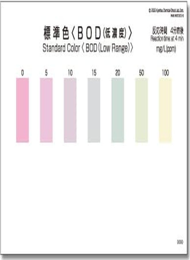 bysafe Kyoritsu BOD Test Kit, Water Quality Test, 0-100mg/L, 50 Tests, PACKTEST BOD - Image 3