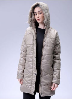 Freehand Women Relaxed Fit Solid Quilted Jacket  - Image 5