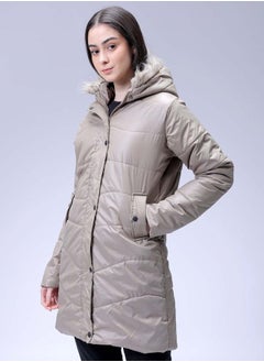 Freehand Women Relaxed Fit Solid Quilted Jacket  - Image 3