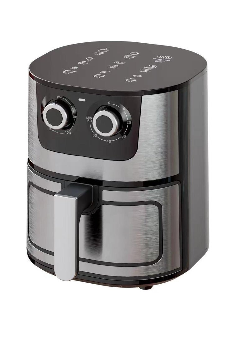 Bukela Automatic Air Fryer 7L 2400W with Digital Control, Preheat Function, and Overload Protection for Healthy Cooking without Oil - Image 1