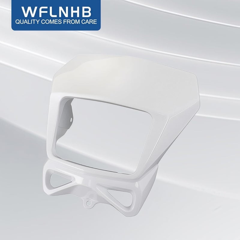 WFLNHB غطاء مصباح أمامي أبيض WFLNHB بديل لسوزوكي DR-Z400S DRZ400SM DR200S DR650SE 2002-2023 - Image 2