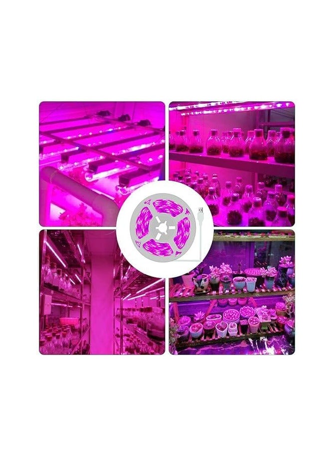 Meridian Waterproof LED Grow Light Strips, Full Spectrum for Indoor Plants, Hydroponics and Greenhouse - Image 1