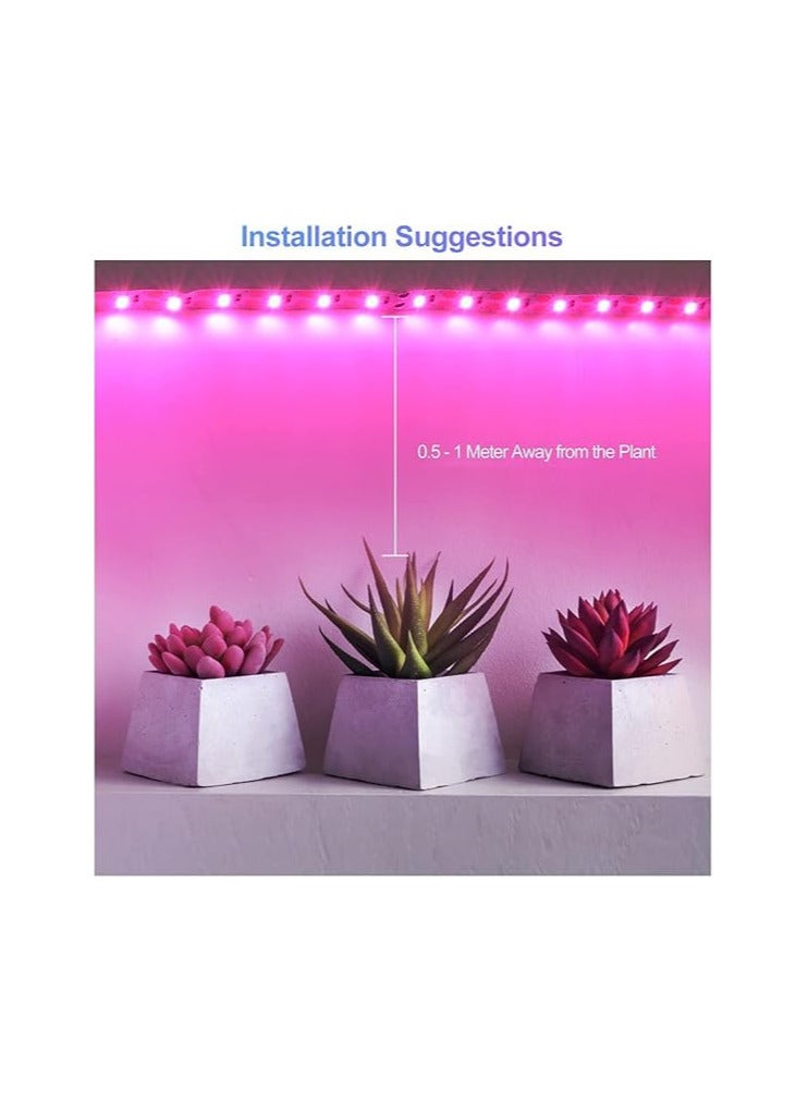 Meridian Waterproof LED Grow Light Strips, Full Spectrum for Indoor Plants, Hydroponics and Greenhouse - Image 3
