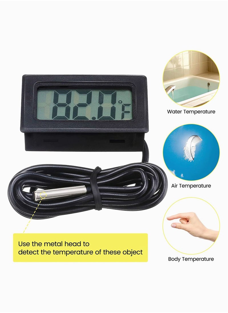 Captaintech Immersion Water Heater, Electric Portable Bucket Heater with Stainless-steel Cover Submersible Water Heater with Digital Thermometer for Pool Bathtub, Basin, Fully Immersed While Using  - Image 3