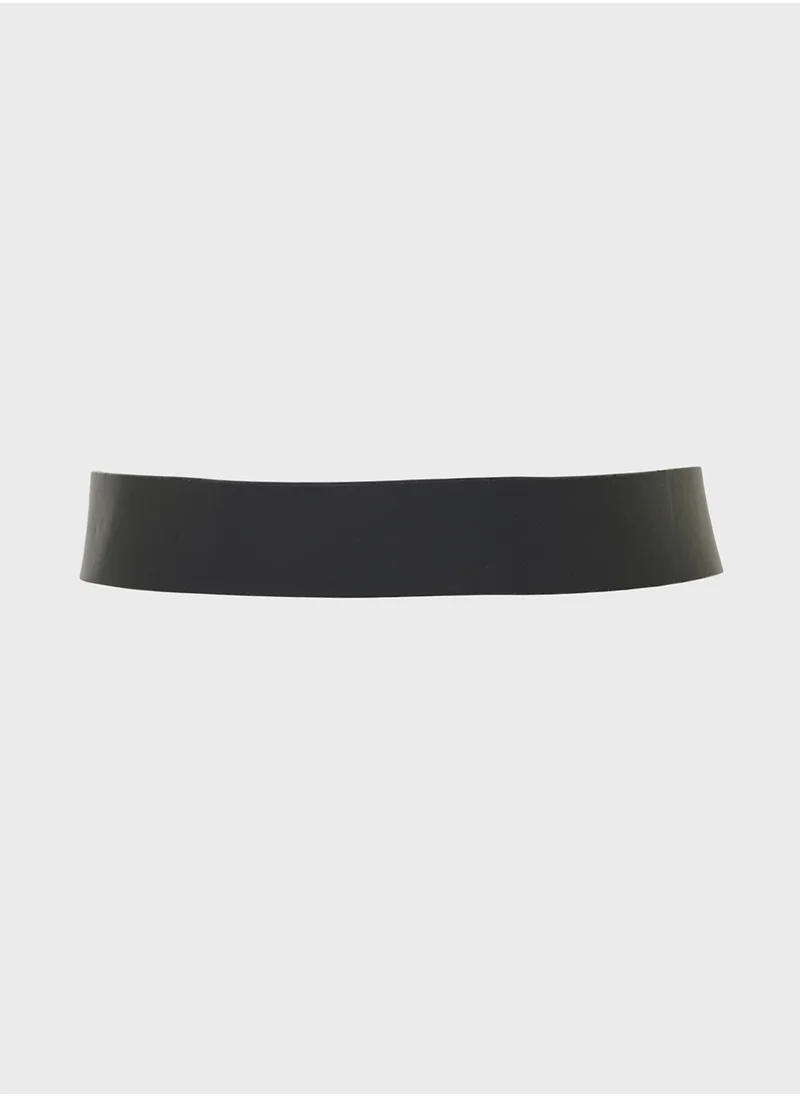 ELLA Statement Hammered Buckle Belt