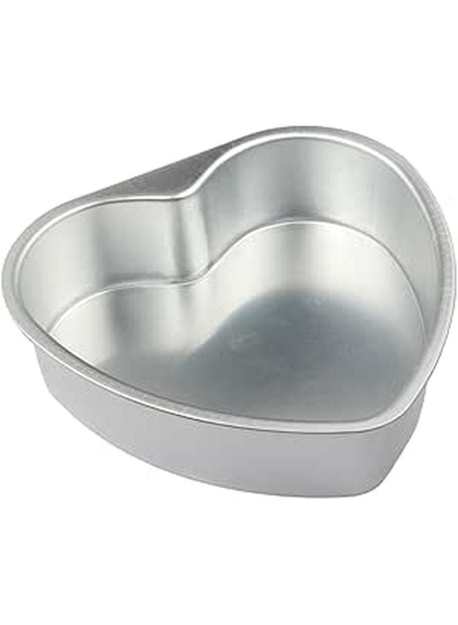 5 Inch Heart Shaped Cake Pan Detachable Aluminum Alloy Chiffon Mold Baking Tray - Image 1