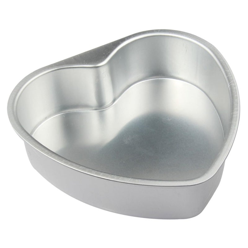 5 Inch Heart Shaped Cake Pan Detachable Aluminum Alloy Chiffon Mold Baking Tray - Image 2
