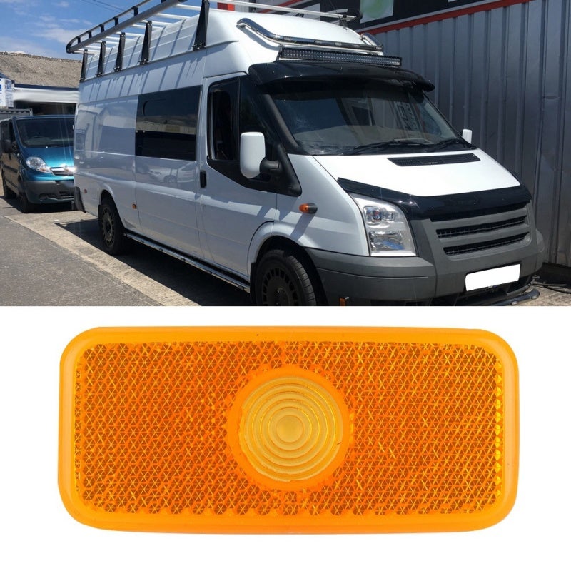 Side Marker Light Cover: 95% High Transmittance PMMA Material - Precise Fit Replacement Lens for Universal Left Right Driving Trucks Vans Commercial Vehicles - Image 4