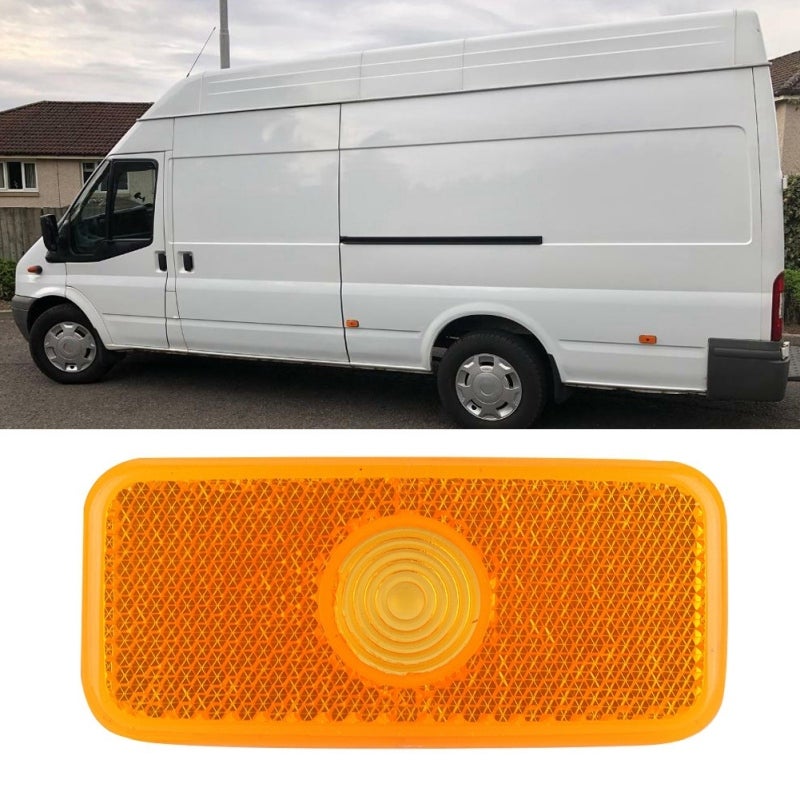 Side Marker Light Cover: 95% High Transmittance PMMA Material - Precise Fit Replacement Lens for Universal Left Right Driving Trucks Vans Commercial Vehicles - Image 5