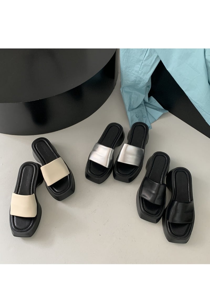 Super Comfortable Thick Sole Anti Slip Sandals - Image 2