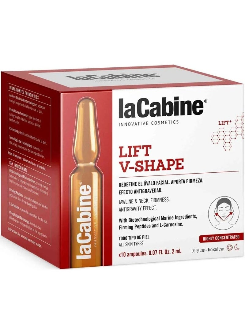 La Cabine Lift V-Shape Concentrated Ampoules 10x2ml - Image 1