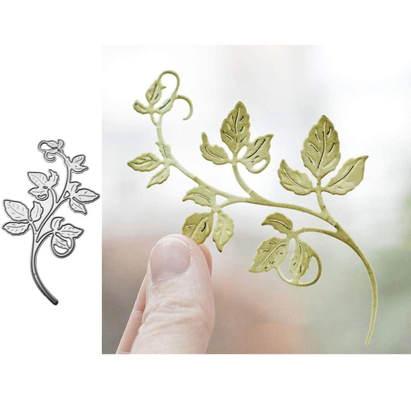 Leaves Flower Metal Die Cuts,Srping Leaf Flower Cutting Dies Cut Stencils for DIY Scrapbooking Album Decorative Embossing Paper Dies for Festival Card Making