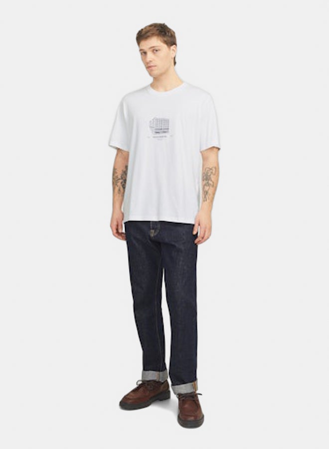 JACK & JONES JACK & JONES Mens Boston Graphic Tee Crew Neck  - Image 1