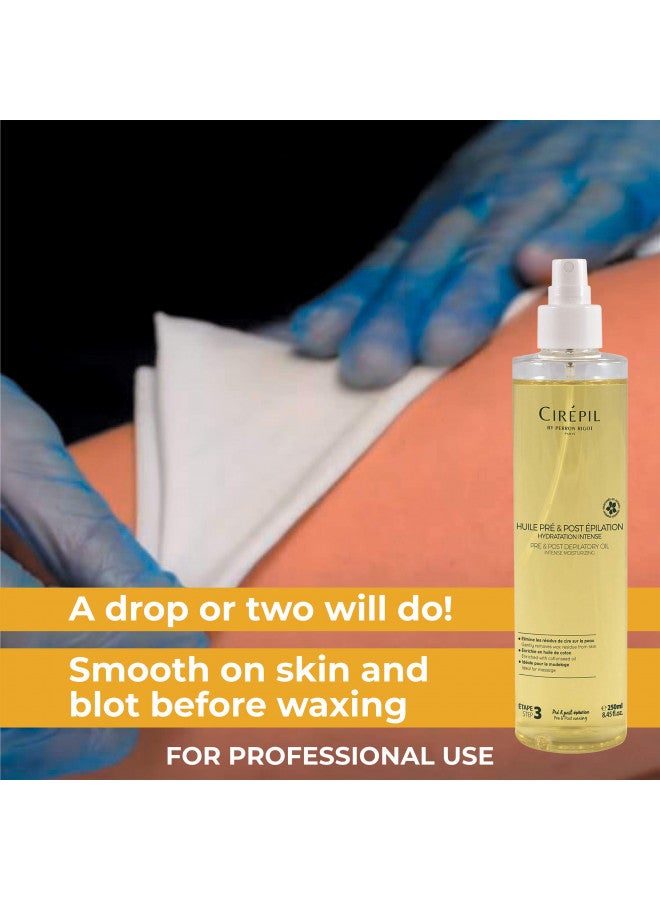 Cirepil - Pre & Post - Depilatory Oil - 250ml / 8.45 fl oz - Protects the Skin Before Waxing & Removes Wax Residue - Pre-Waxing & Post-Waxing - Image 3