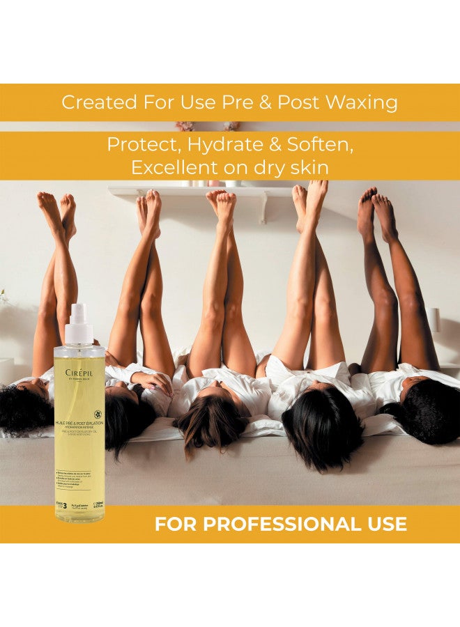 Cirepil - Pre & Post - Depilatory Oil - 250ml / 8.45 fl oz - Protects the Skin Before Waxing & Removes Wax Residue - Pre-Waxing & Post-Waxing - Image 4