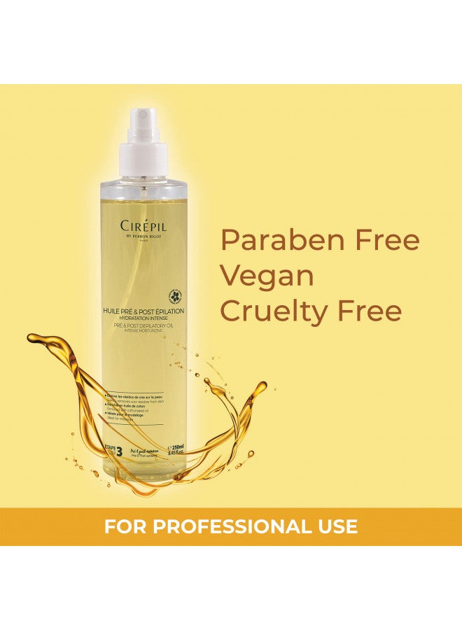Cirepil - Pre & Post - Depilatory Oil - 250ml / 8.45 fl oz - Protects the Skin Before Waxing & Removes Wax Residue - Pre-Waxing & Post-Waxing - Image 5