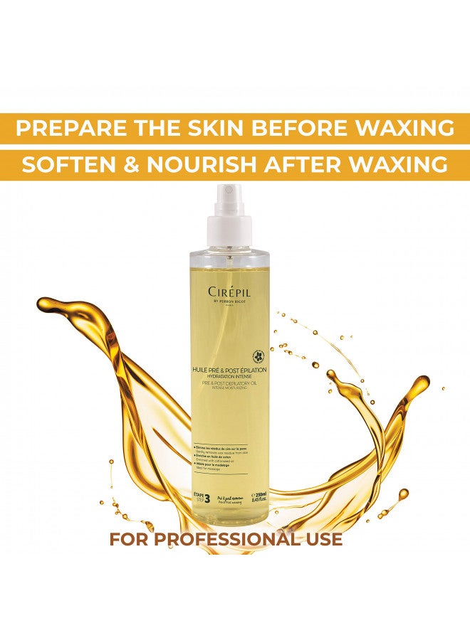 Cirepil - Pre & Post - Depilatory Oil - 250ml / 8.45 fl oz - Protects the Skin Before Waxing & Removes Wax Residue - Pre-Waxing & Post-Waxing - Image 2