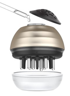 جويز مشط توزيع زيت الشعر، مشط توزيع الشعر، زجاجة توزيع مشط الجذور، مدلك فروة الرأس لنمو الشعر، مشط توزيع الجذور وفرشاة فروة الرأس لعلاج الشعر، مصل الزيوت العطرية الطبية  - Image 1