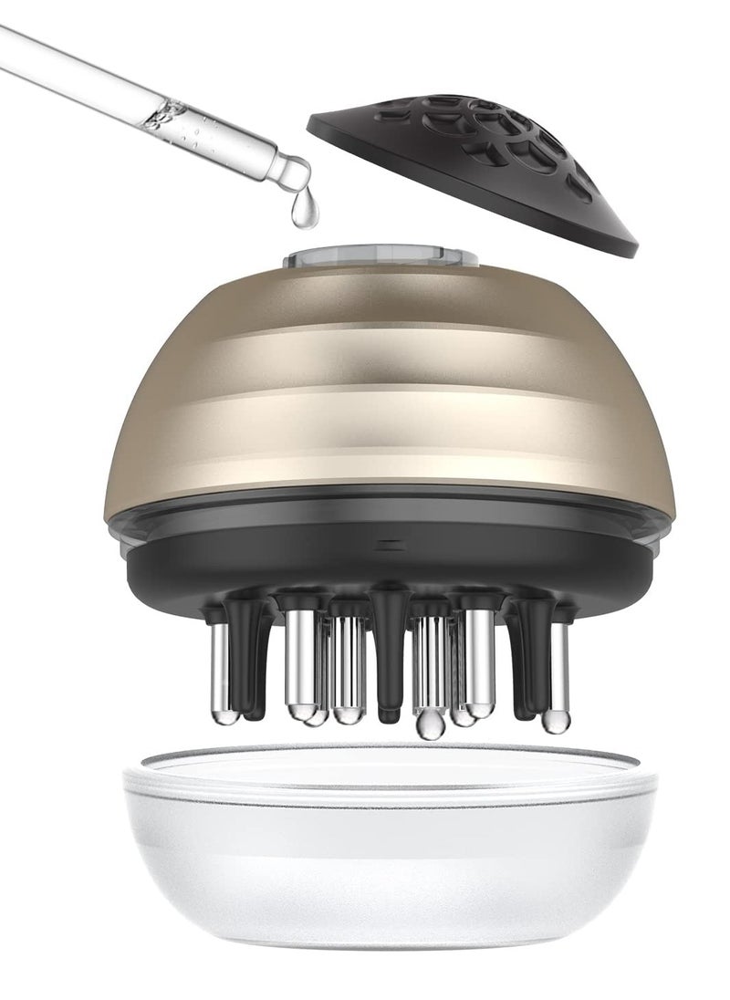 جويز مشط توزيع زيت الشعر، مشط توزيع الشعر، زجاجة توزيع مشط الجذور، مدلك فروة الرأس لنمو الشعر، مشط توزيع الجذور وفرشاة فروة الرأس لعلاج الشعر، مصل الزيوت العطرية الطبية  - Image 1