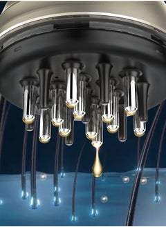 جويز مشط توزيع زيت الشعر، مشط توزيع الشعر، زجاجة توزيع مشط الجذور، مدلك فروة الرأس لنمو الشعر، مشط توزيع الجذور وفرشاة فروة الرأس لعلاج الشعر، مصل الزيوت العطرية الطبية  - Image 2